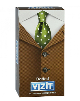Презервативы с пупырышками Vizit DOTTED