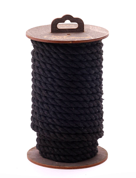 Хлопковая веревка Amoreo BLACK, 20 м