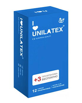 Презервативы Unilatex NATURAL PLAIN