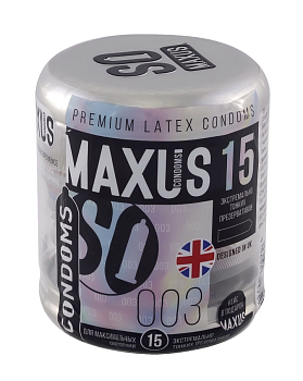 Презервативы тонкие Maxus 003
