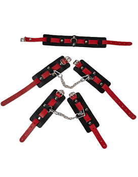 Набор БДСМ Amoreo BLACK-RED