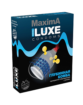 Презервативы с усиками Luxe ГЛУБИННАЯ БОМБА