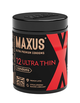 Презервативы тонкие Maxus ULTRA THIN X-EDITION