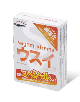 Презервативы тонкие Sagami XTREME SUPERTHIN 0.04