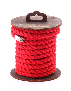 Хлопковая веревка Amoreo RED, 5 м