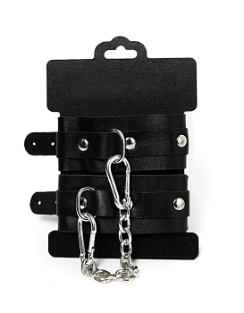 Наручники скругленные Amoreo BLACK