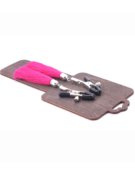 Зажимы для сосков Amoreo ПРИЩЕПКИ BORDO