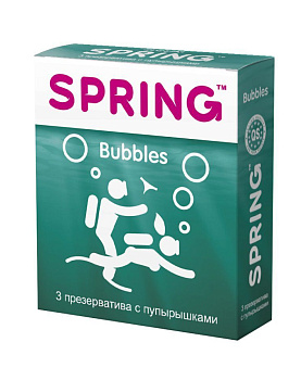 Презервативы с пупырышками Spring BUBBLES