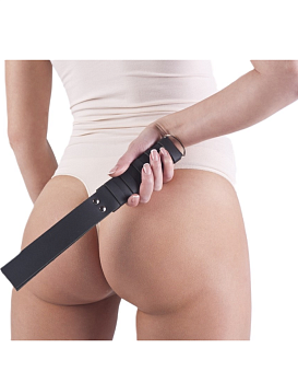 Шлепалка тройная Amoreo BLACK