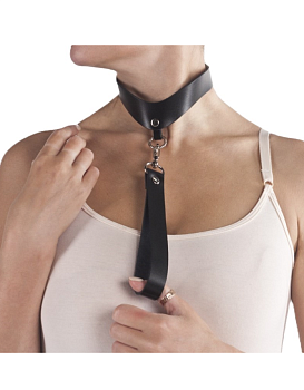 Поводок-петля с карабином Amoreo BLACK