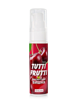 Оральный лубрикант Bioritm TUTTI-FRUTTI, вишня