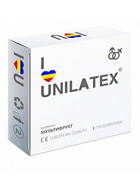 Презервативы со вкусом Unilatex MULTIFRUITS