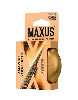 Презервативы с пупырышками Maxus 2000 AMAZING DOTS