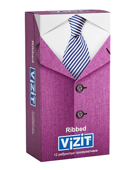 Презервативы с кольцами Vizit RIBBED