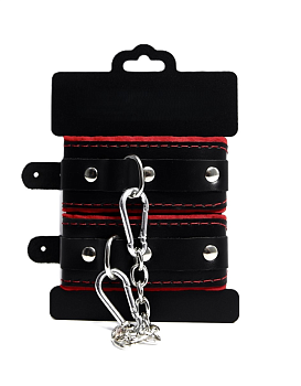 Наручники с подкладкой Amoreo RED