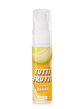 Оральный лубрикант Bioritm TUTTI-FRUTTI, сочная дыня