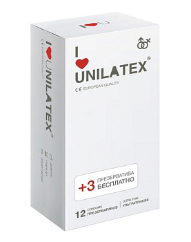 Презервативы тонкие Unilatex ULTRA THIN