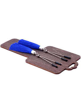 Зажимы для сосков Amoreo ВИЛКИ BLUE